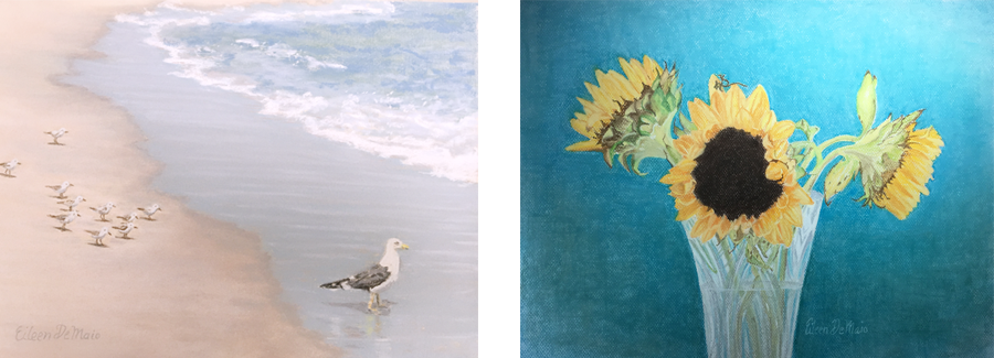 Birds, surf and Sunflowers
