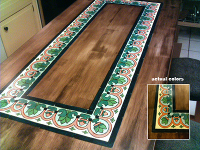 Painted kitchen island